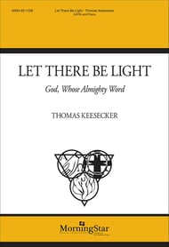 Let There Be Light SATB choral sheet music cover Thumbnail